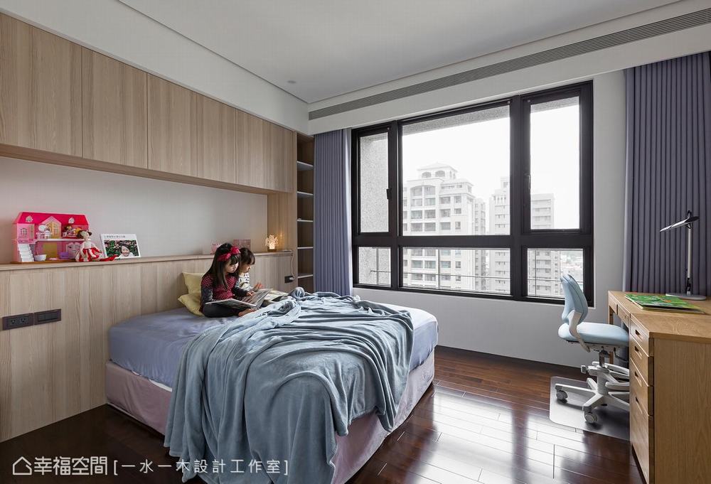 三居 现代 卧室图片来自幸福空间在丰富美感层次 172平亲子嬉游居家的分享