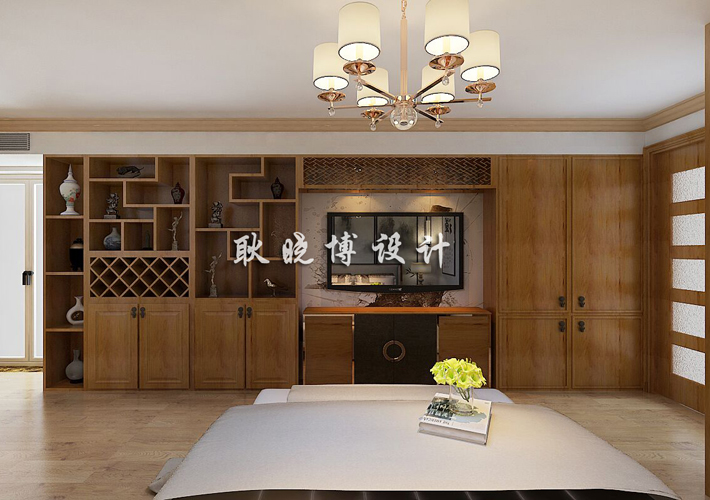 大户型 新中式 奉天九里 客厅图片来自百家设计小刘在奉天九里188平新中式风格的分享