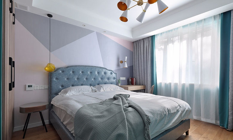 卧室图片来自家装大管家在简单舒服 125平北欧雅致时尚3居的分享