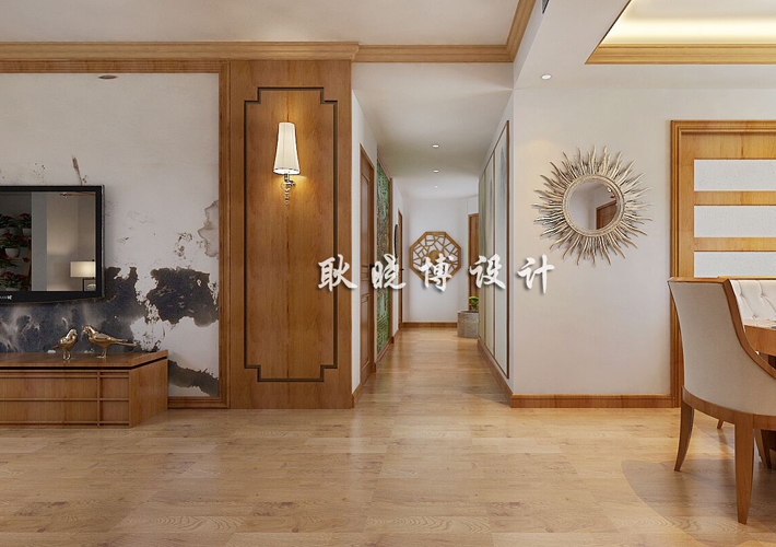 大户型 奉天九里 新中式风格 客厅图片来自百家设计小刘在奉天九里188平新中式风格半包7万的分享