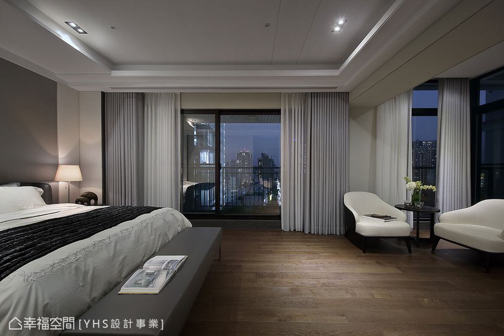三居 现代 大户型 卧室图片来自幸福空间在醇厚迭景 环抱488平大器风范的分享