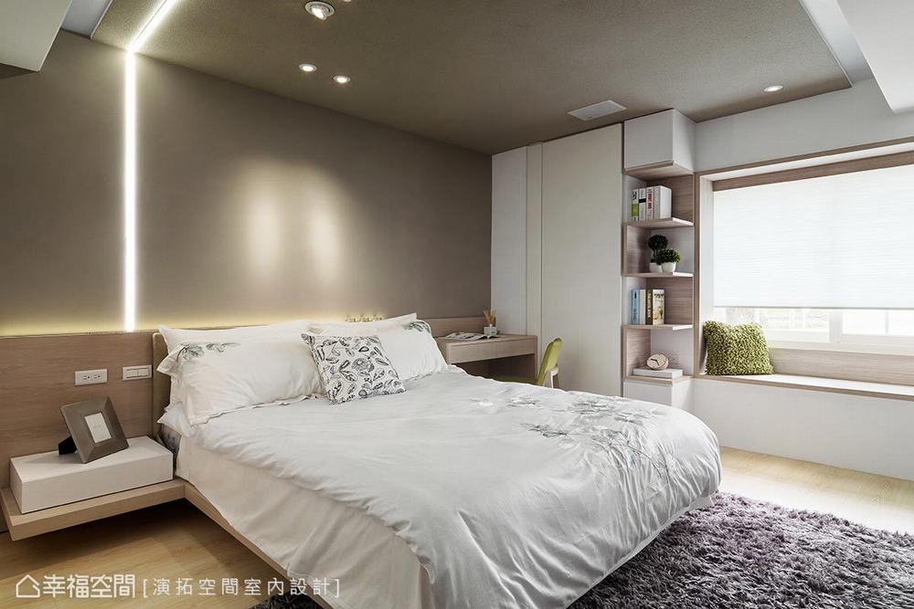 现代 四居 旧房改造 卧室图片来自幸福空间在由设计起始 构筑99平健康新人生的分享