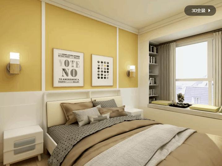 简约 欧式 卧室图片来自重庆装修优家馆装饰官网在130平方-北欧风格尽显自然优雅的分享