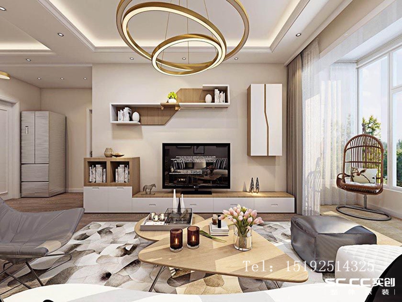 二居 简约 装修 实创 翠海宜居 客厅图片来自快乐彩在翠海宜居90平二居室现代的分享
