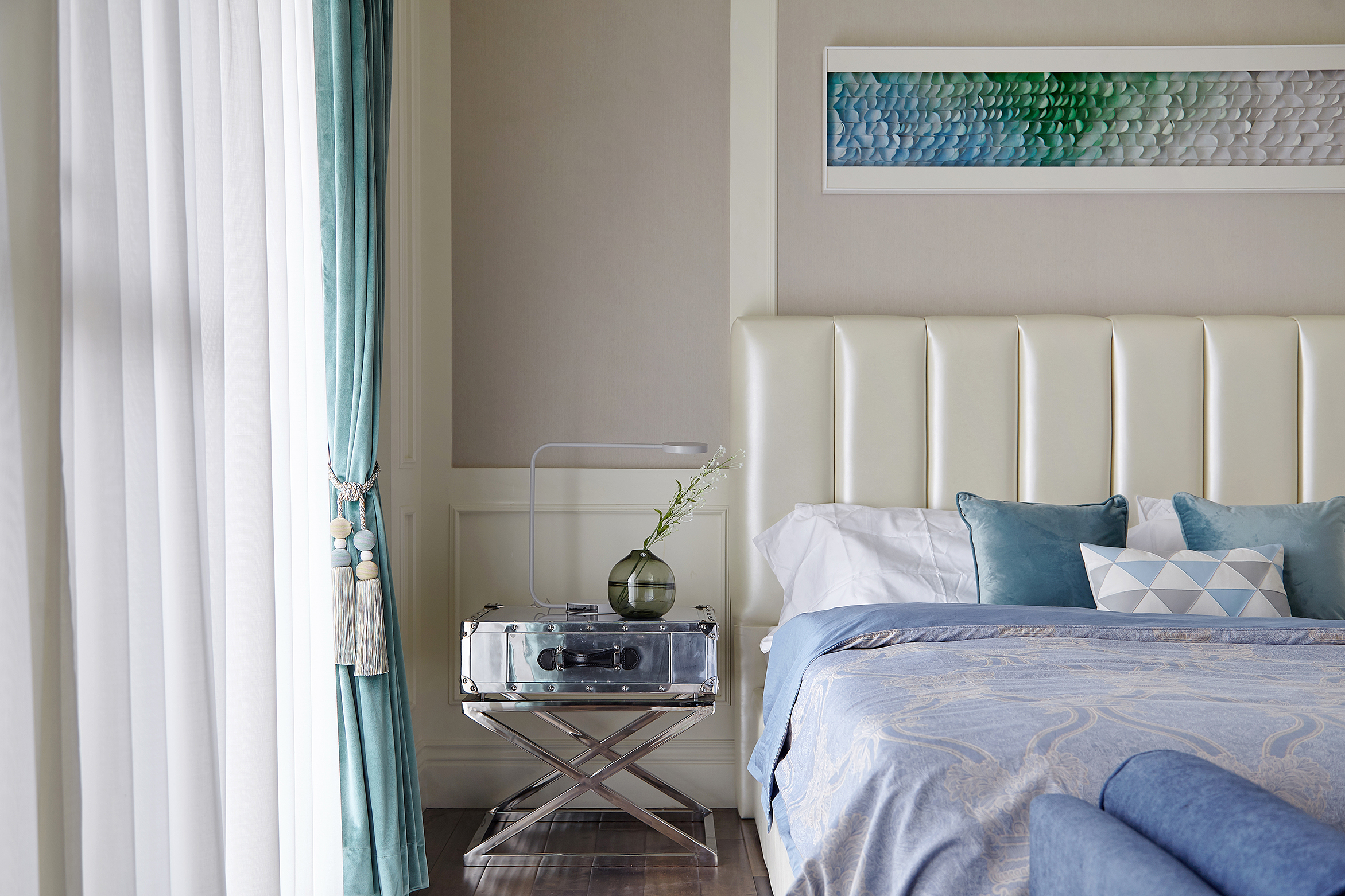 欧式 混搭 别墅 卧室图片来自尚舍设计在收藏者的温馨house的分享