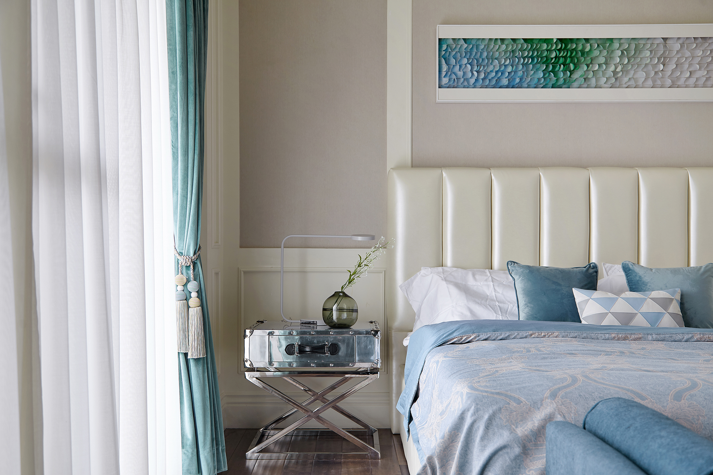 欧式 混搭 别墅 卧室图片来自尚舍设计在收藏者的温馨house的分享