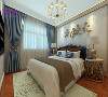 卧室用简单的色彩装饰，是人感觉放松，悠闲。