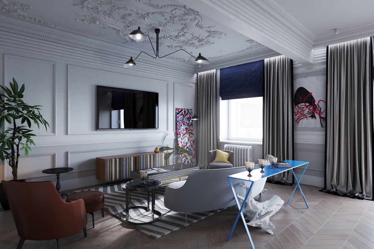 简约 美式 客厅图片来自别墅设计师杨洋在奢华唯美 美式建筑风格的分享