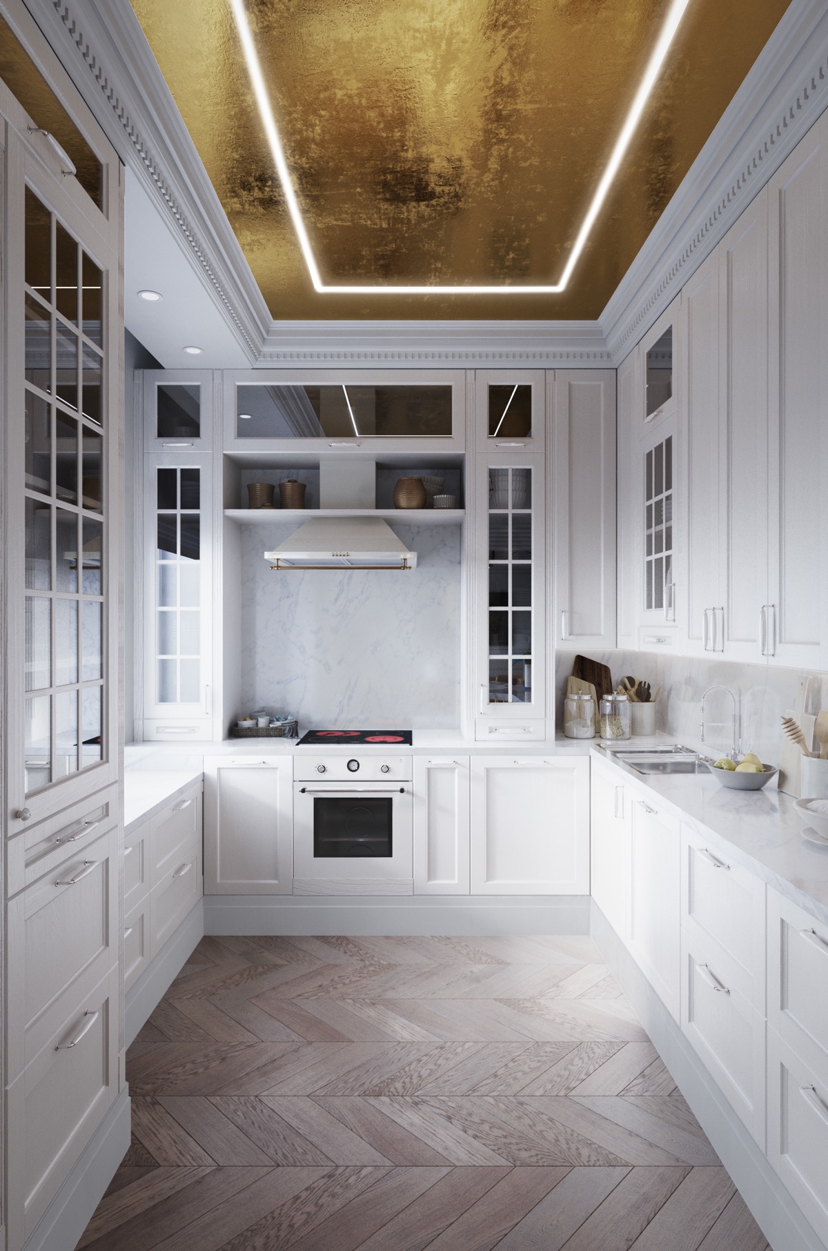 简约 美式 厨房图片来自别墅设计师杨洋在奢华唯美 美式建筑风格的分享