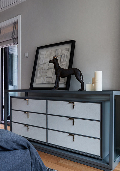 卧室图片来自家装大管家在110平现代混搭3室 简洁利落舒适的分享