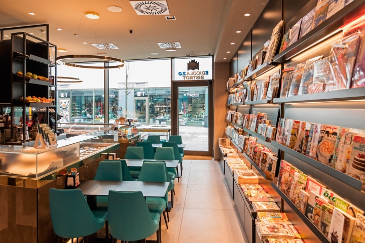 简约 收纳 书咖设计 书屋设计 咖啡设计 餐厅图片来自尚品老木匠装饰设计事务所在味觉书吧设计-美食与文化的分享