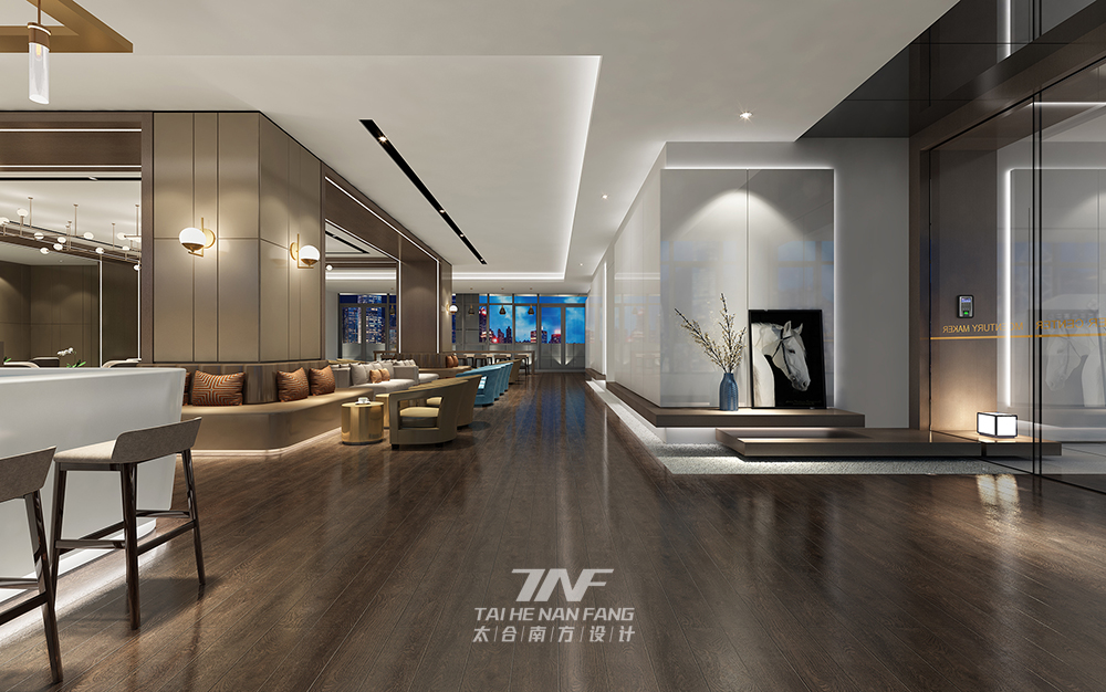 会所设计 现代设计 客厅图片来自王五平设计在深圳有线传输大厦会所-东方雅奢的分享