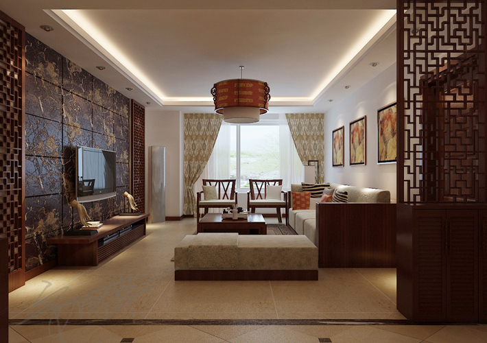 三居 奉天九里 现代风格 客厅图片来自百家设计小刘在奉天九里143平现代风格装修案例的分享