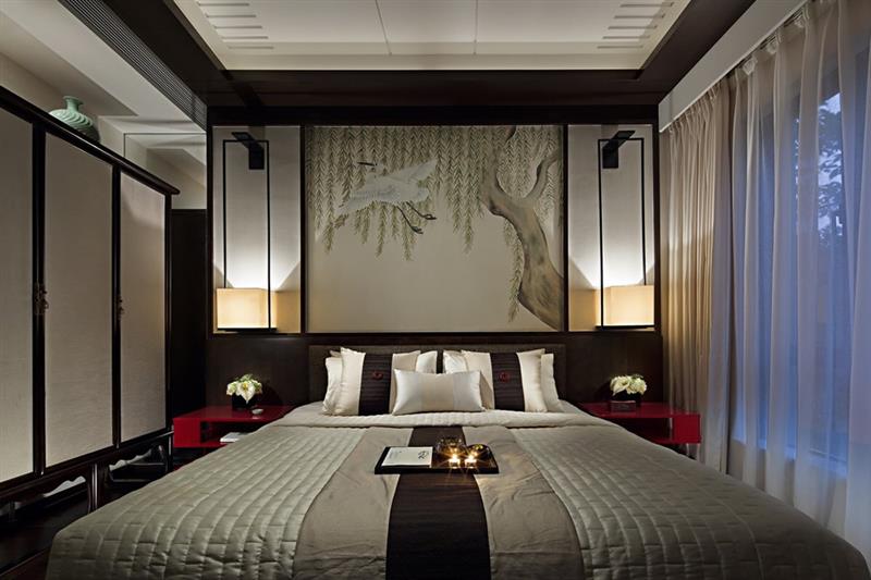 中式 卧室图片来自成都二十四城装饰公司在传递中式神韵-新东方风格的分享