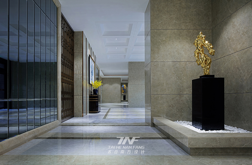 客厅图片来自王五平设计在深圳华苑大堂—轻奢时尚的分享
