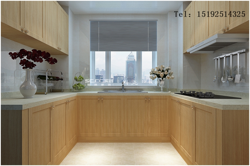三居 简约 榉林花园 厨房图片来自快乐彩在榉林花园107平三居室装修设计的分享