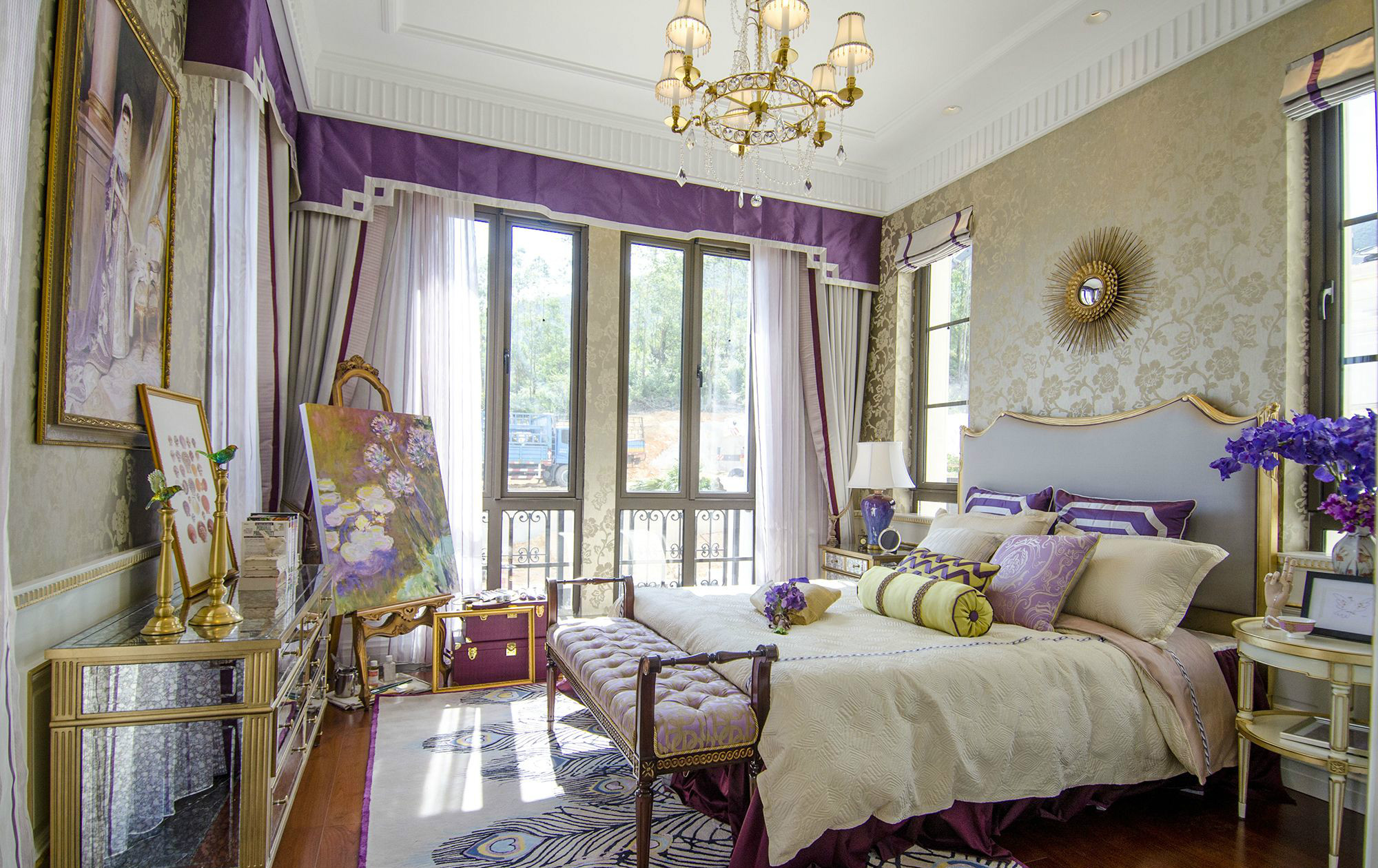 卧室图片来自北京高度国际在大气，高贵--欧式别墅的分享