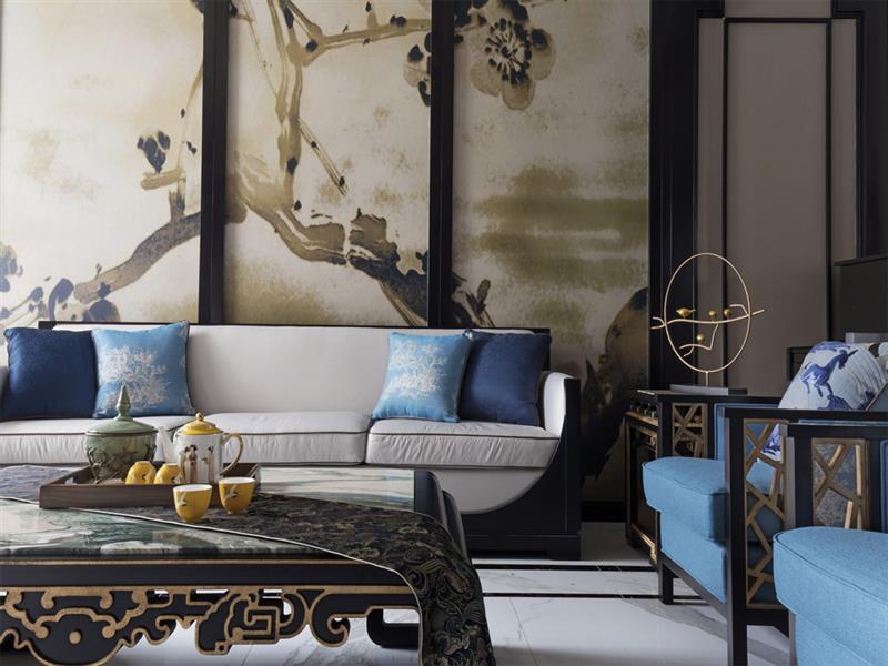 中式 客厅图片来自成都二十四城装饰公司在江南水墨清静幽远-新中式的分享