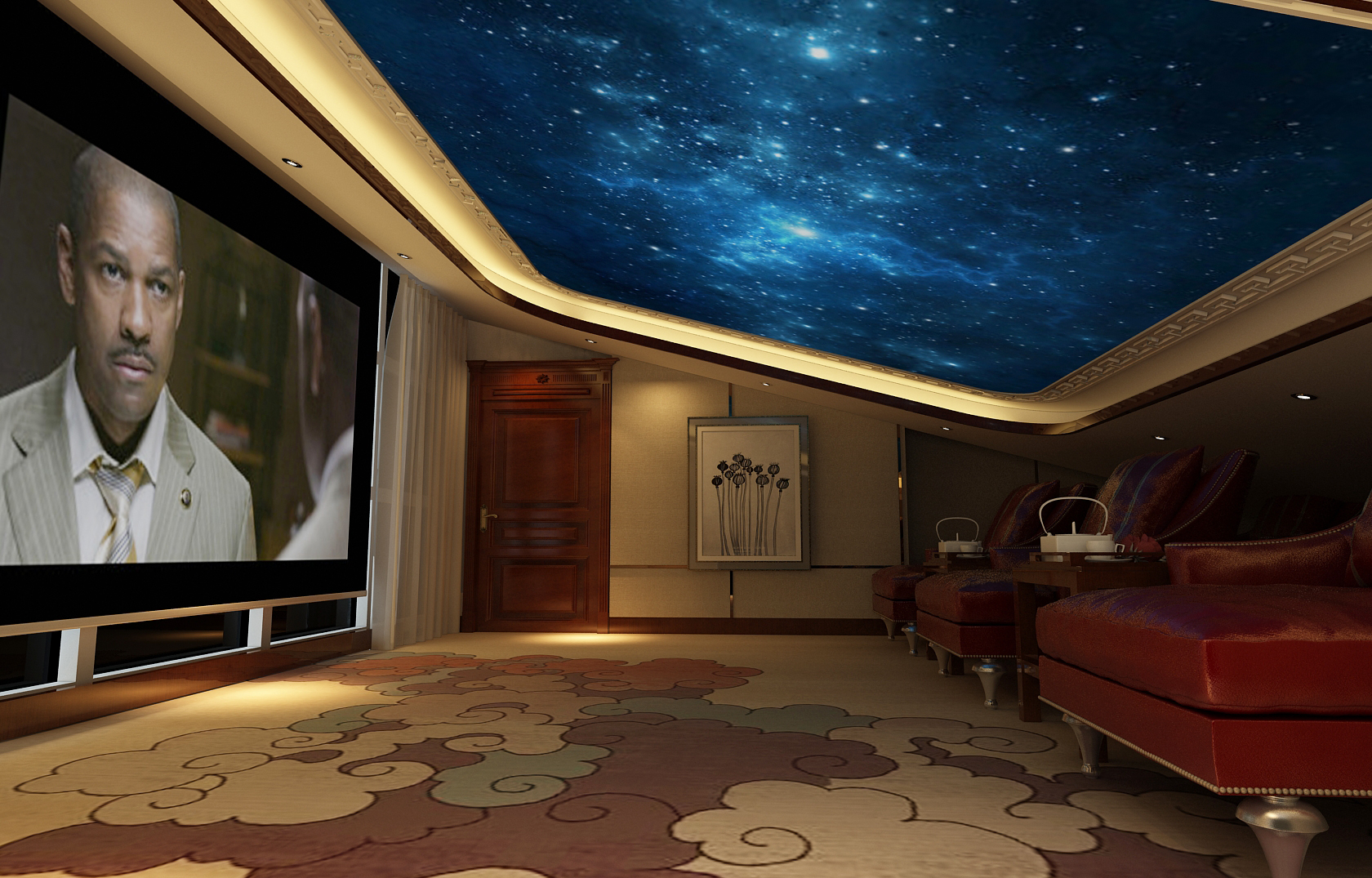 客厅图片来自沈阳百家装饰小姜在远洋公馆400平美式风格的分享
