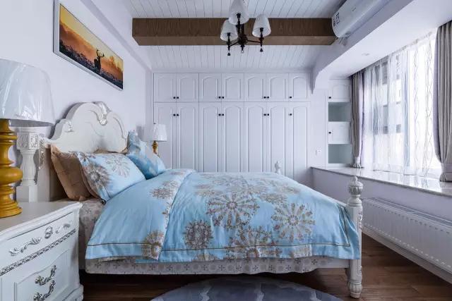 现代美式 卧室图片来自重庆装修优家馆装饰官网在优家馆装饰：109平现代美式风的分享