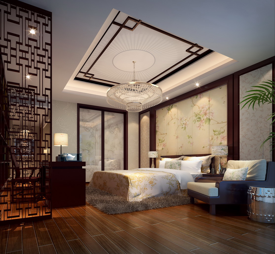 卧室图片来自北京高度国际在领袖翡翠山280平米新中式风格的分享