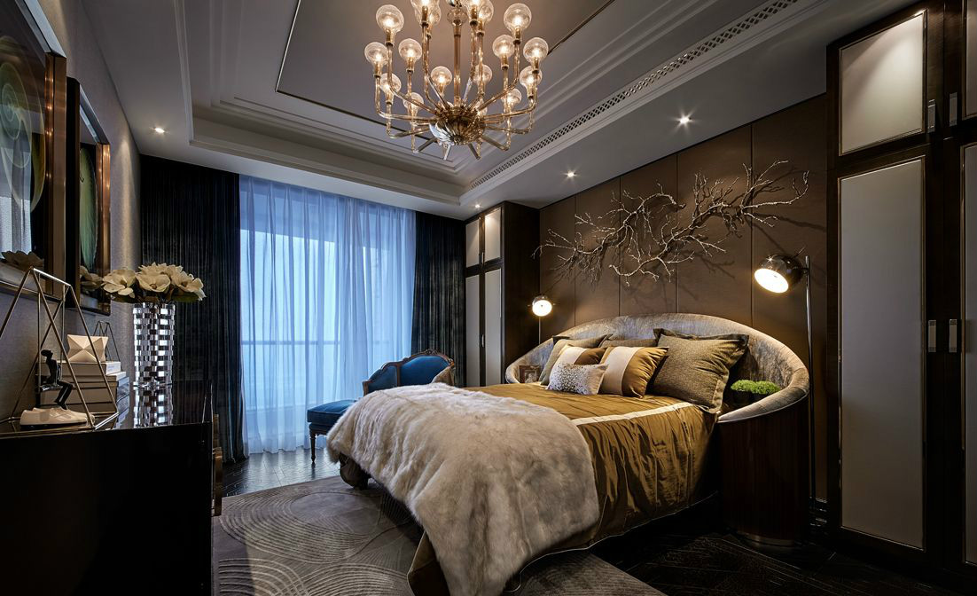 卧室图片来自北京高度国际在华丽欧式--雍容华贵的分享