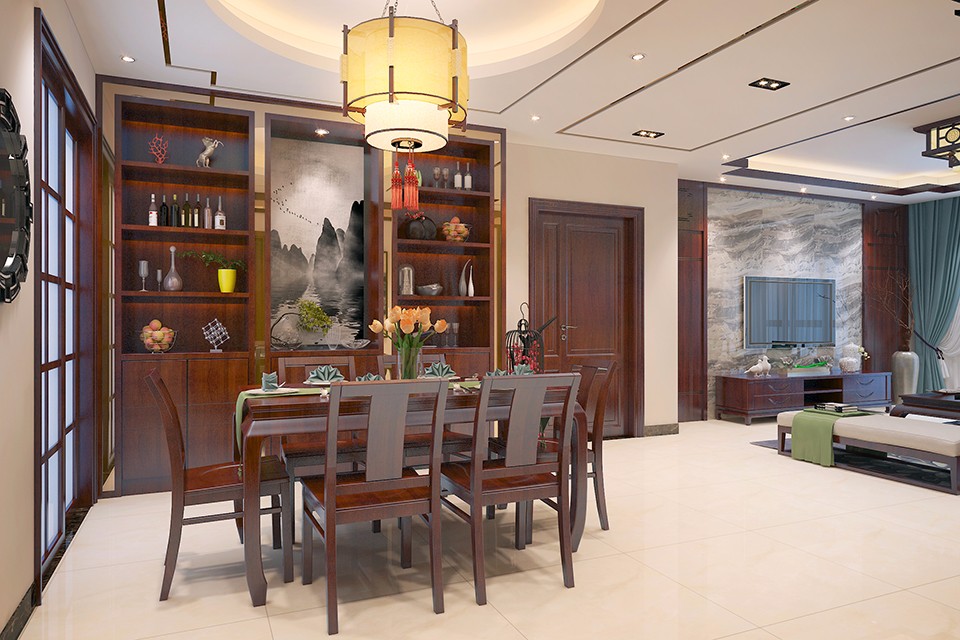 简约 卧室 餐厅 厨房 客厅图片来自郑州品匠家居装饰工程有限公司在中式风格的分享