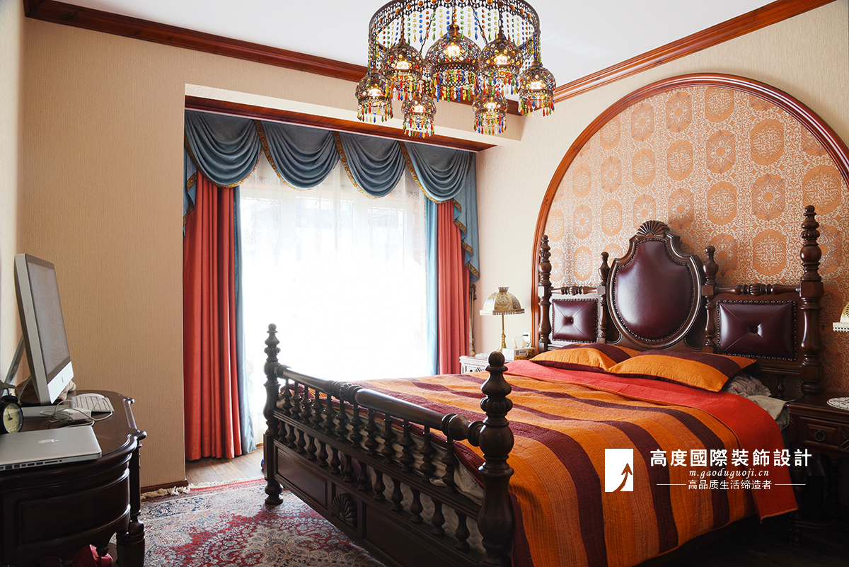 卧室图片来自北京高度国际在金地朗悦155平米实景案例的分享