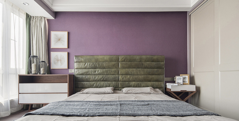 卧室图片来自家装大管家在清爽与慎重 135平摩登美式空间的分享