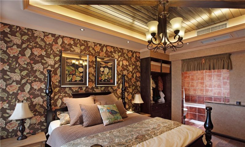 三居 美式 卧室图片来自言白设计在木歌的分享