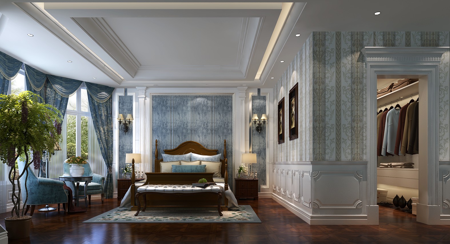 新古典 装修 原创 卧室图片来自北京高度国际-陈玲在石上清泉——欧式新古典的分享
