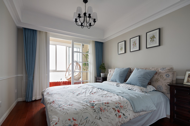 简约 现代 三居 大户型 复式 80后 小资 卧室图片来自高度国际姚吉智在147平米现代简约简单的优雅的分享