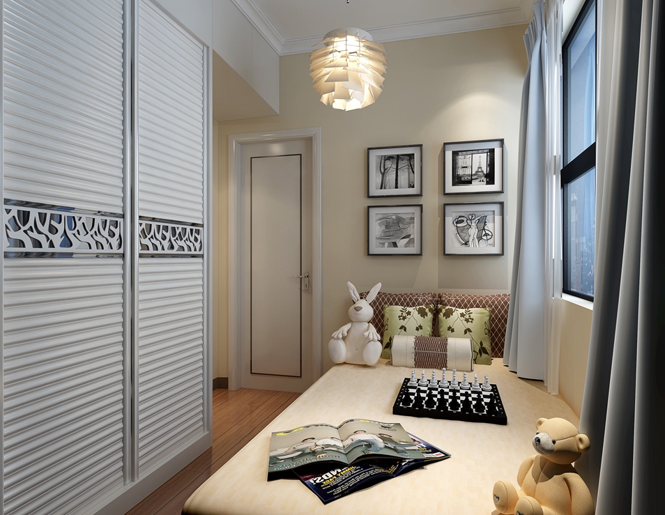 现代 三居 卧室图片来自用户20000004404262在绿地GIC现代风格的分享