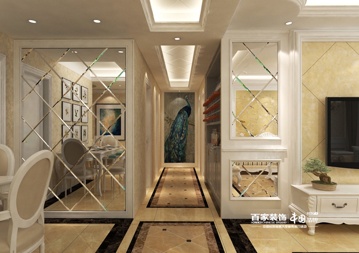 三居 万锦香樟树 欧式风格 客厅图片来自百家设计小刘在万锦香樟树140平欧式风格的分享
