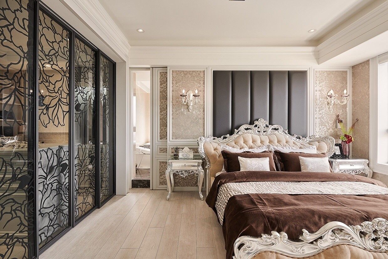 西山艺境 新古典 卧室图片来自别墅设计师杨洋在西山艺境古典低奢装修设计的分享