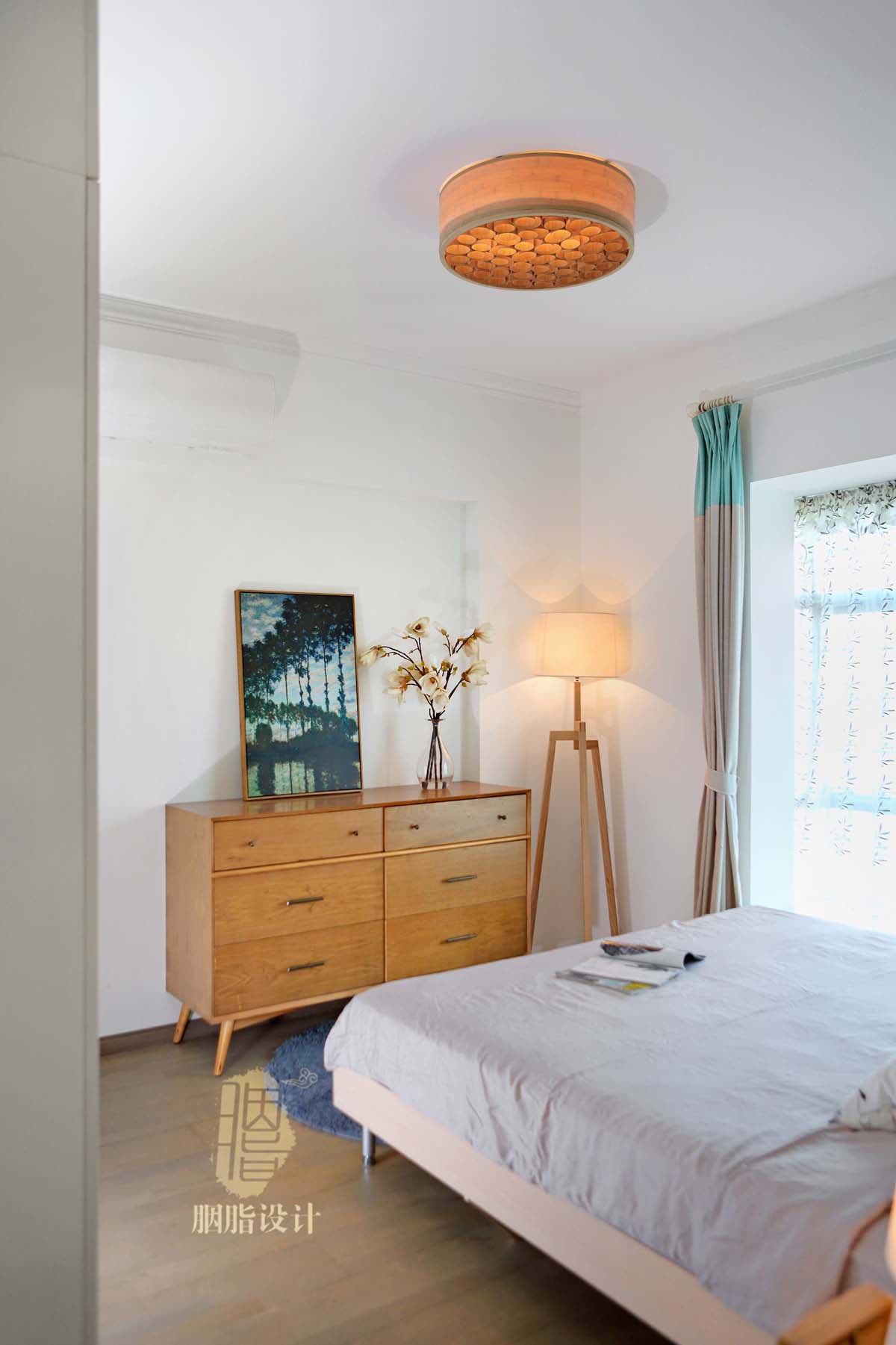 北欧 三居 收纳 旧房改造 家装 装饰设计 卧室图片来自设计师胭脂在胭脂原创设计：一木一家的分享