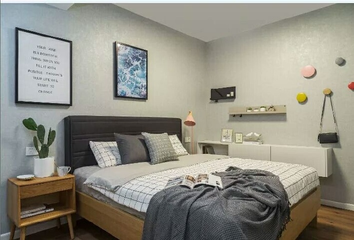 简约 卧室图片来自言白设计在59平小户型的分享