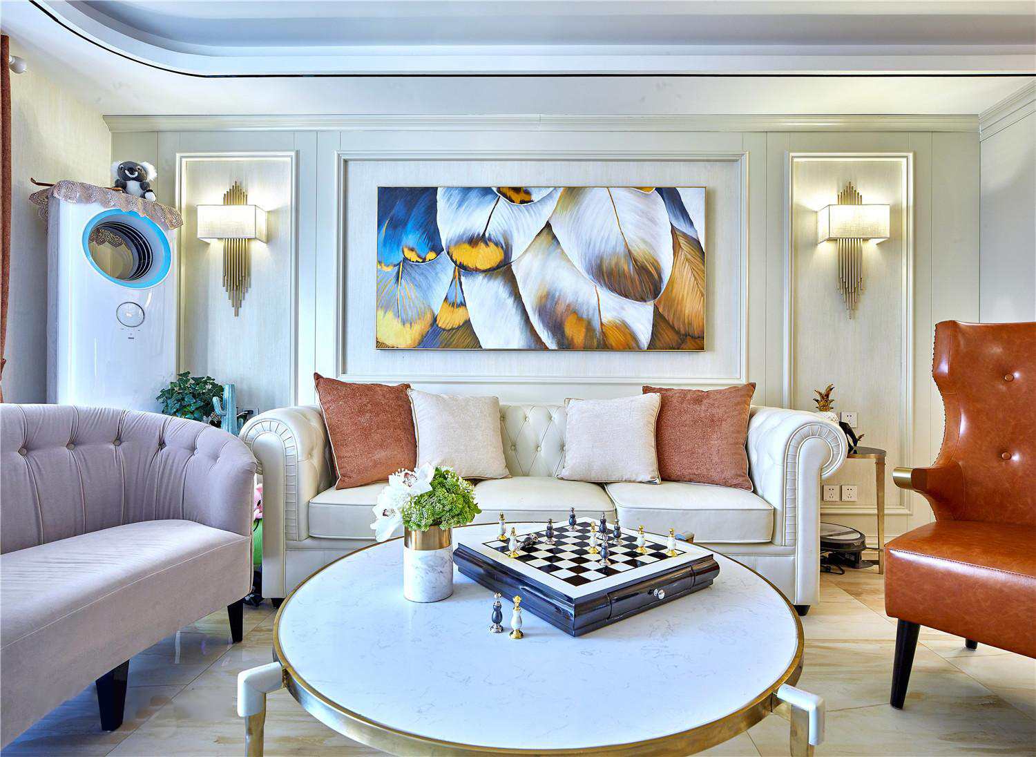 简约 美式 白领 小资 客厅图片来自别墅设计师杨洋在金属优雅美式时尚之家的分享