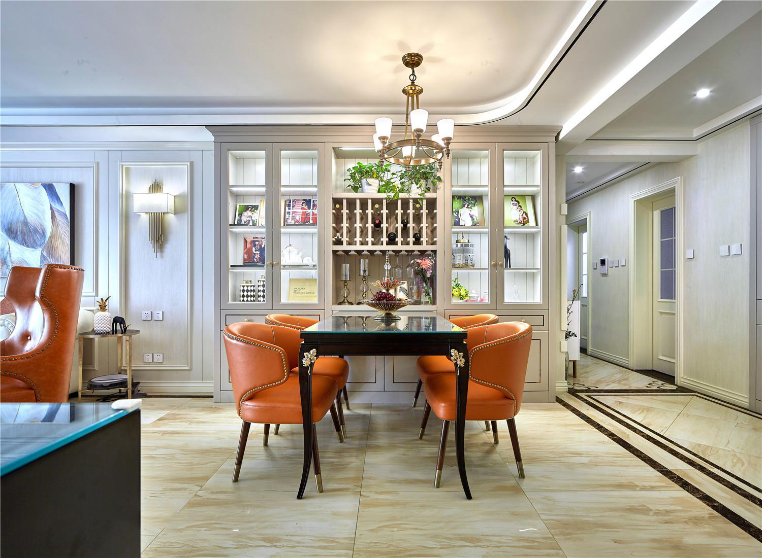 简约 美式 白领 小资 餐厅图片来自别墅设计师杨洋在金属优雅美式时尚之家的分享