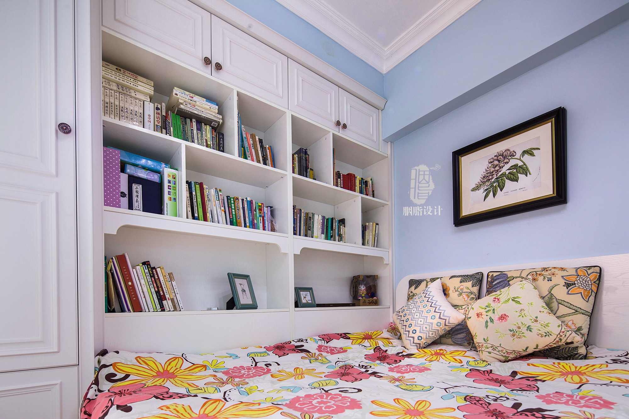 三居 收纳 旧房改造 美式 胭脂设计 家装 纯设计 卧室图片来自设计师胭脂在胭脂原创设计：梦天家园的分享