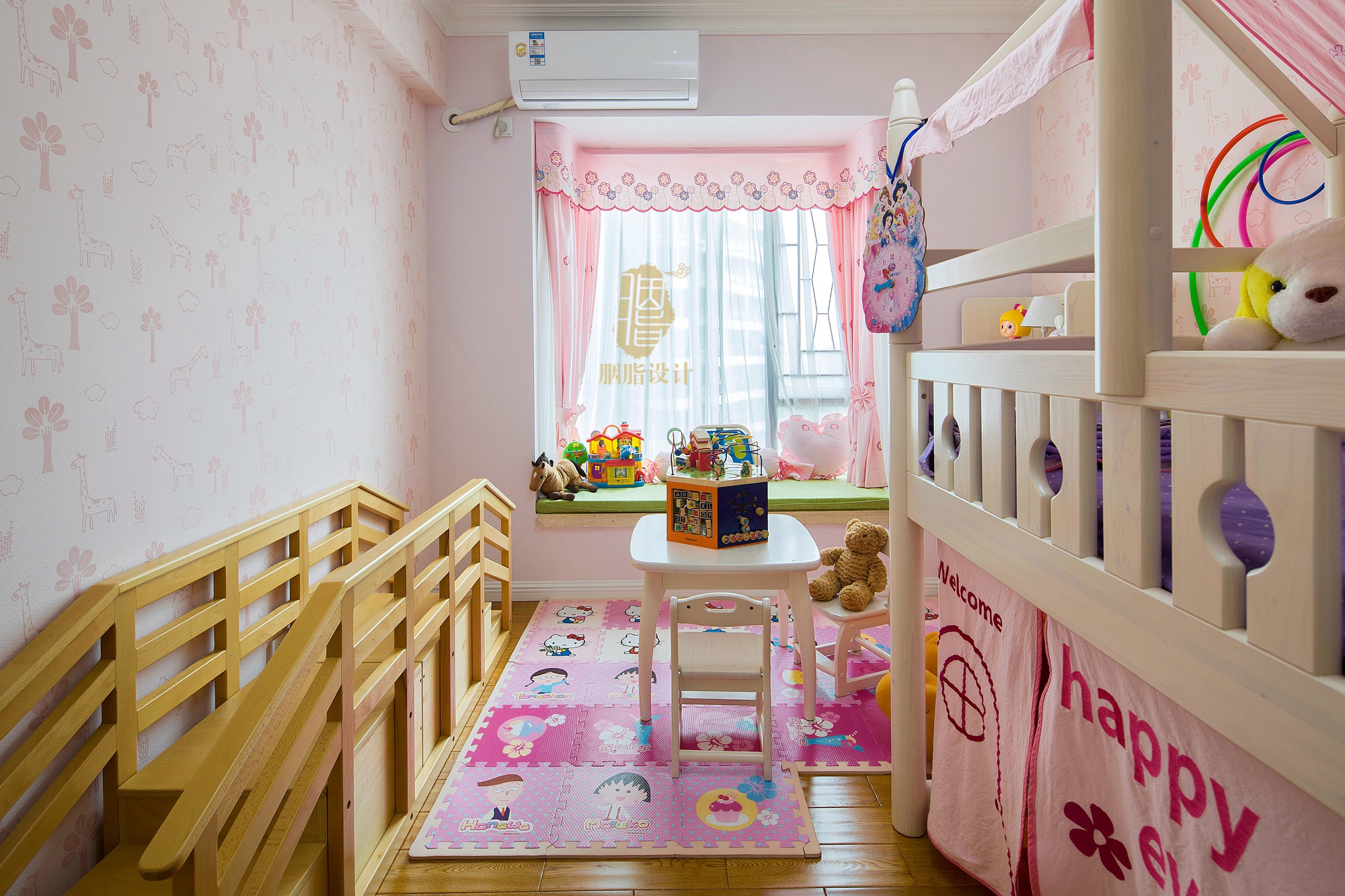 三居 收纳 旧房改造 美式 胭脂设计 家装 纯设计 儿童房图片来自设计师胭脂在胭脂原创设计：梦天家园的分享