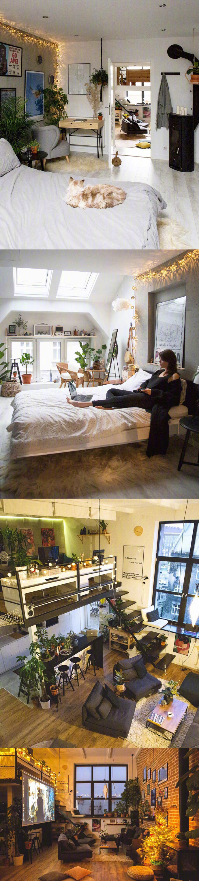 简约 复式 卧室图片来自言白设计在复式的分享