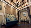 新中式风格卧室、客厅