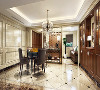 华龙别墅项目装修美式古典风格设计，上海腾龙别墅设计师许文斌作品，欢迎品鉴