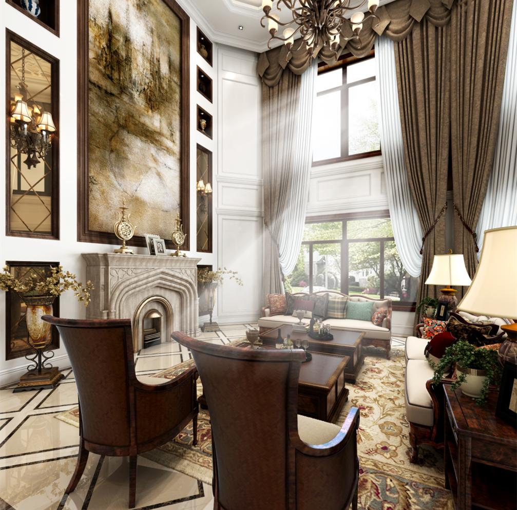 浅水湾 别墅装修 欧美风格 腾龙设计 客厅图片来自孔继民在700平别墅欧美古典风格设计的分享