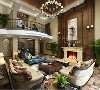 紫都晶园别墅装修新中式风格设计，上海腾龙别墅设计作品，欢迎品鉴