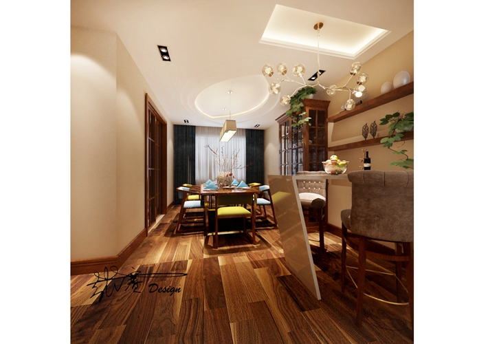 三居 御景新世界 现代风格 客厅图片来自百家设计小刘在御景新世界160平现代风格半包7万的分享