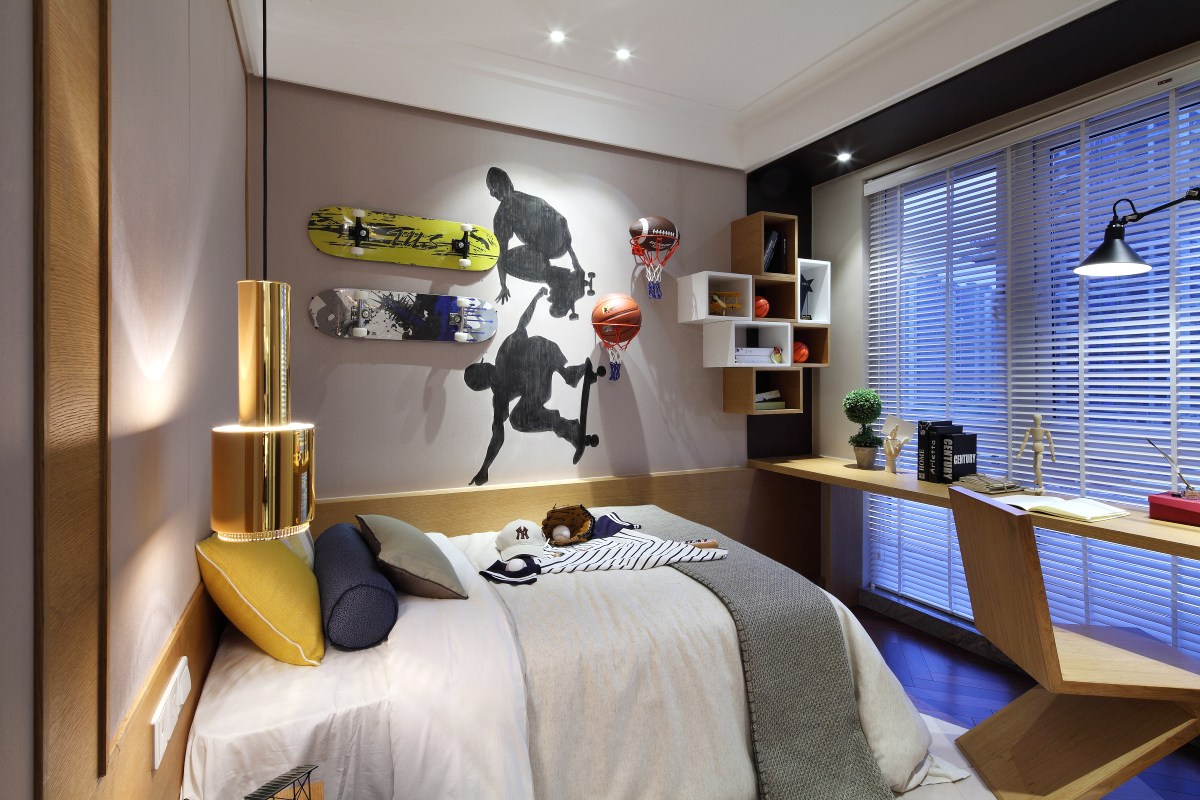 新中式 艺术感 卧室图片来自北京今朝装饰在新中式风格的分享
