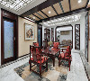 御沁园别墅项目装修中式风格完工实景展示，上海腾龙别墅设计作品，欢迎品鉴