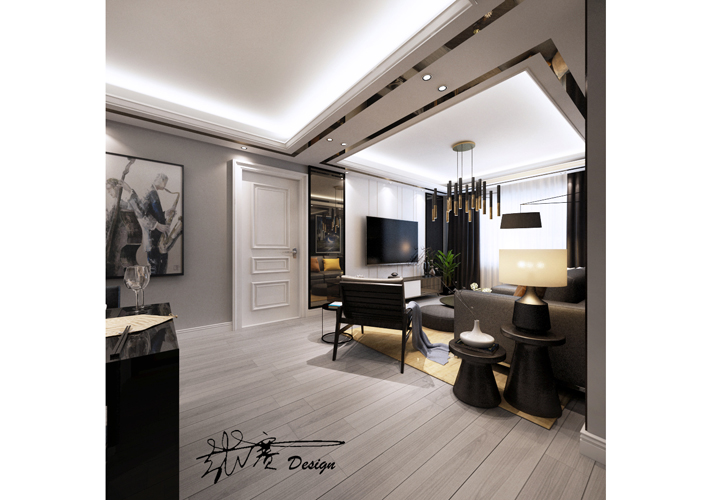 御景新世界 现代风格 三居 客厅图片来自百家设计小刘在御景新世界160平现代风格的分享